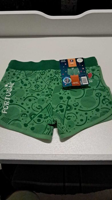 Calções de menina (4-6 anos) Euro 2016 França