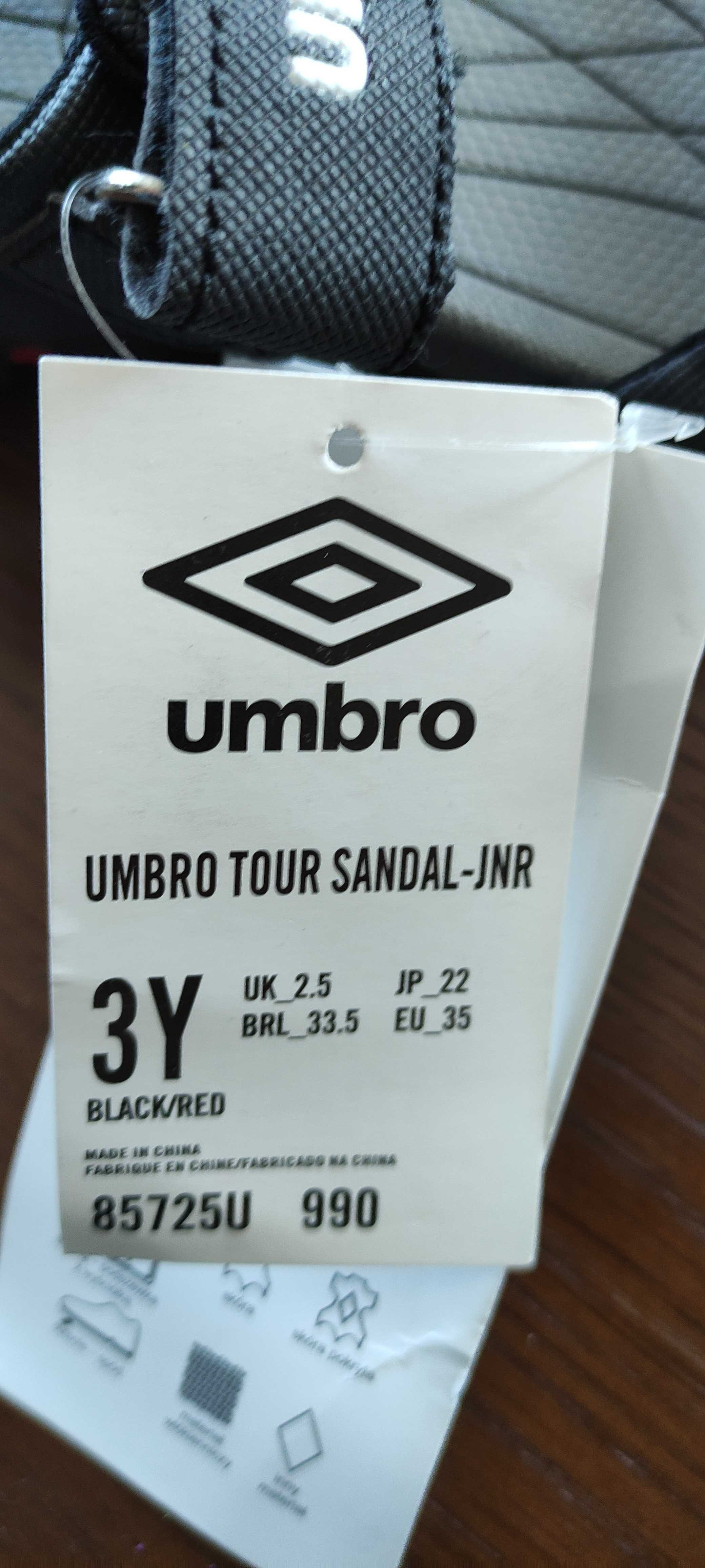 Sandały UMBRO wygodne z regulacją tylnego paska TOUR SANDAL uniseks