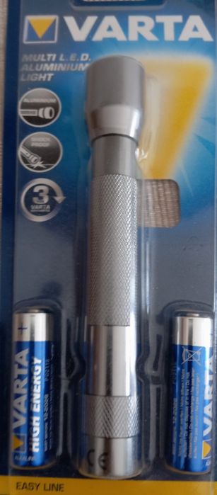 Lanterna Varta LED Alumínio - Nova