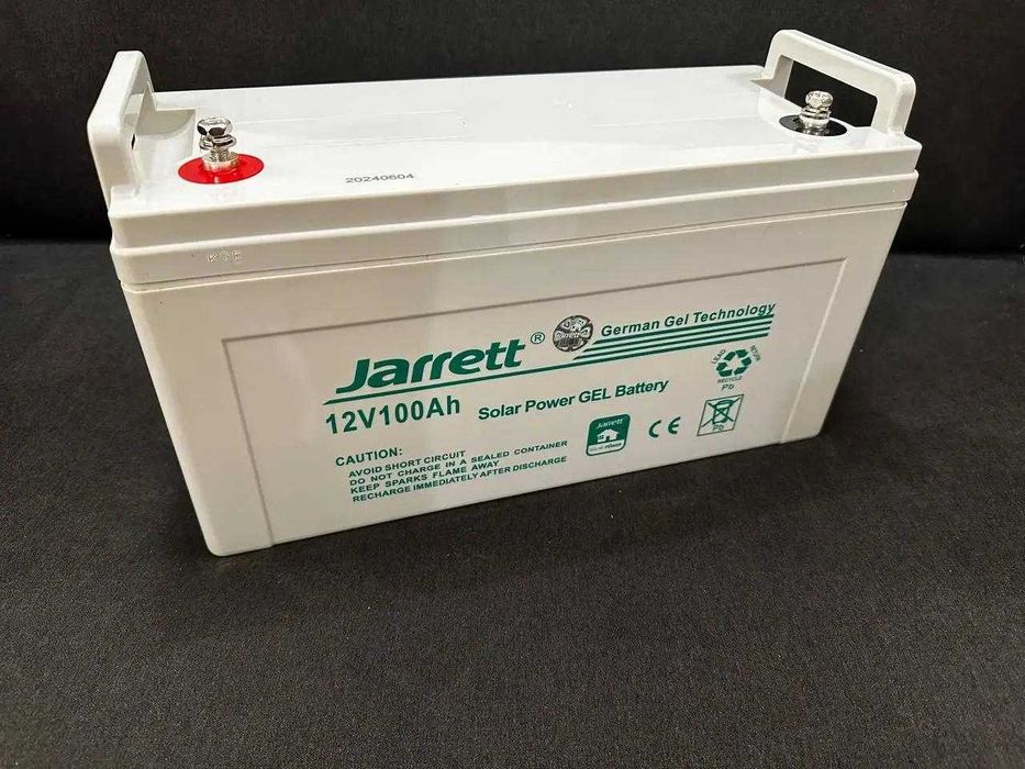 Гелевий аккумулятор для інвертора Jarret 12V 120/150/250 Ah для котла