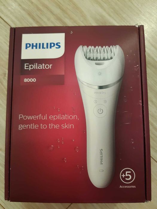 depilator philips seria 8000 bre710 00 wet & dry