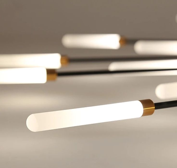 Накладна світлодіодна люстра на 42 джерела світла, колір - золото