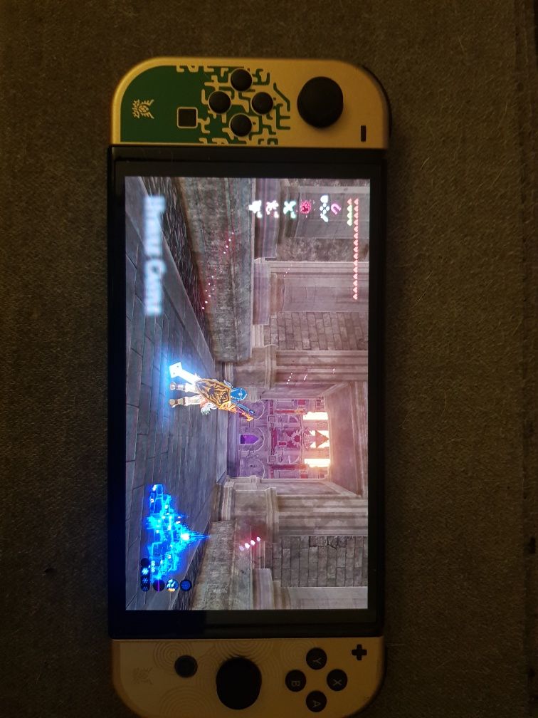 Nintendo switch oled zelda botw c/ caixa