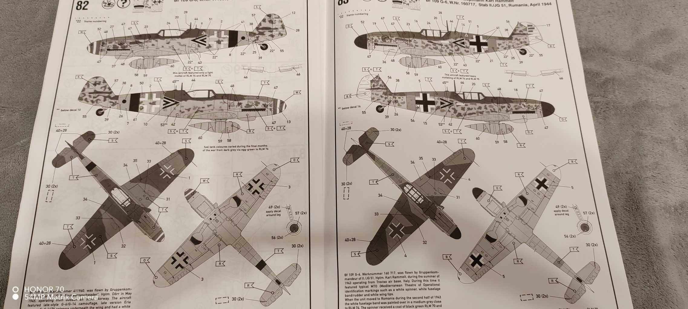 Revell model samolotu Messerschmitt Bf 109 G-6 skala 1:32