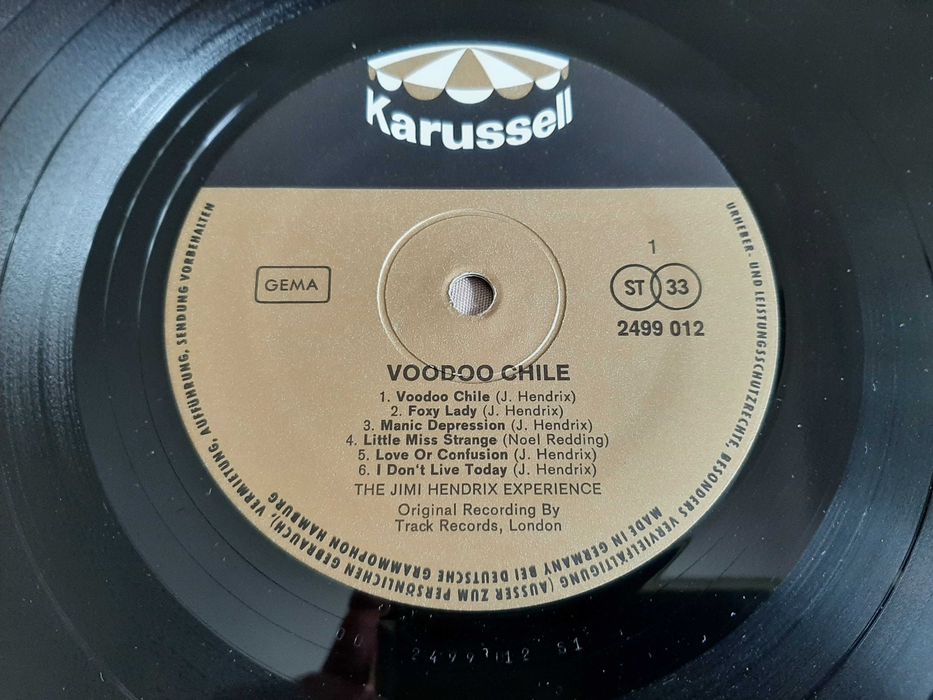 Jimi Hendrix - Voodoo Chile - Germany - Vinil LP