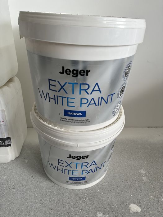 Farba Biała Jeger Extra White Matowa