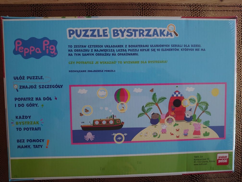 Puzzle Świnka Peppa