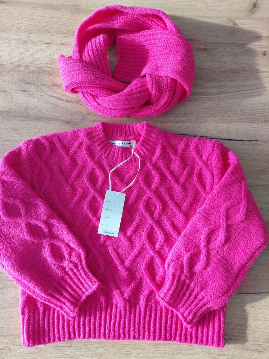 Sweterek dla dziewczynki  ( 5-7 latek )