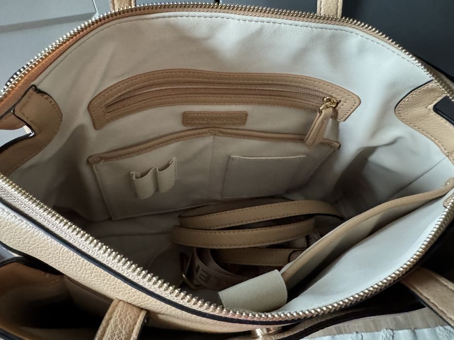 Cudowna torebka Valentino! Okazja! Beż! Tanio! Piekna i praktyczna!