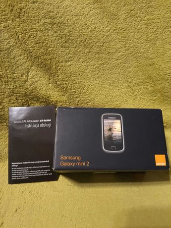Pudełko od telefonu SAMSUNG Galaxy mini 2 z instrukcją obsługi