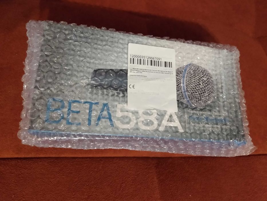 mikrofon BETA 58A z włącznikiem - NOWY