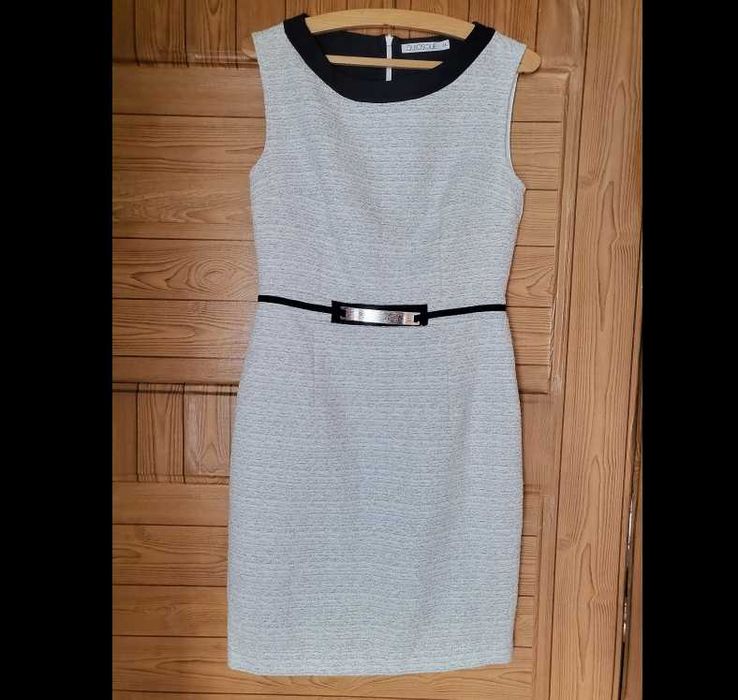 Sukienka Quiosque 34 XS ołówkowa tuba dzianiny wesele elegancka biuro