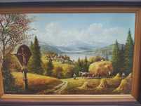 obraz wiejski 90 x 61