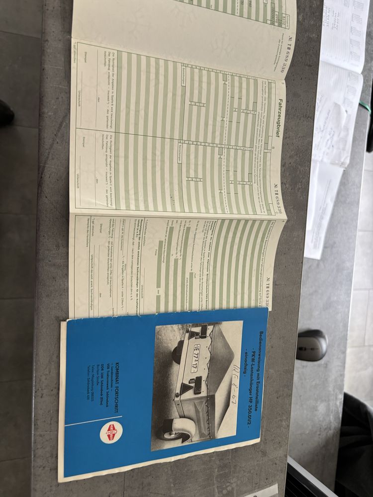 Przyczepka samochodowa trabant maluch ddr