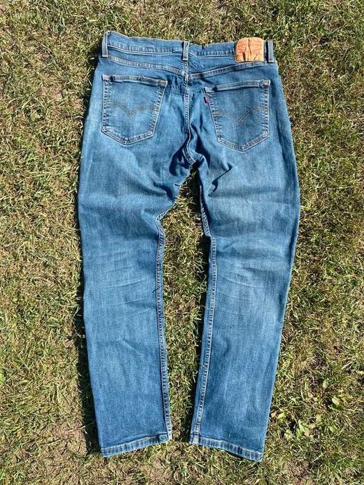 Świetnie spodnie męskie jeansy Levis 512niebieski 36x32 L XL denim men