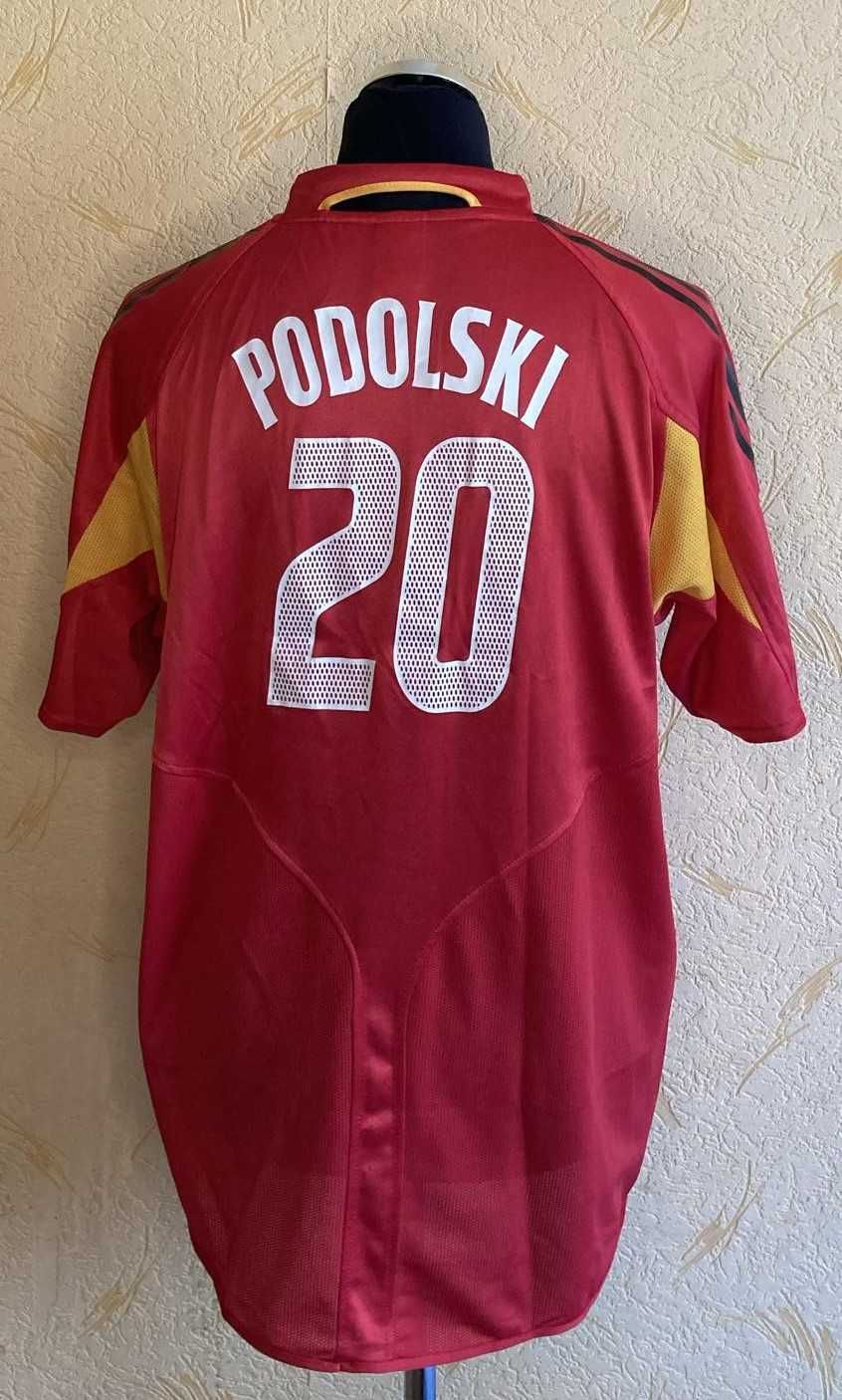 Koszulka Piłkarska Niemcy 2004 Podolski 20 Adidas roz. XL