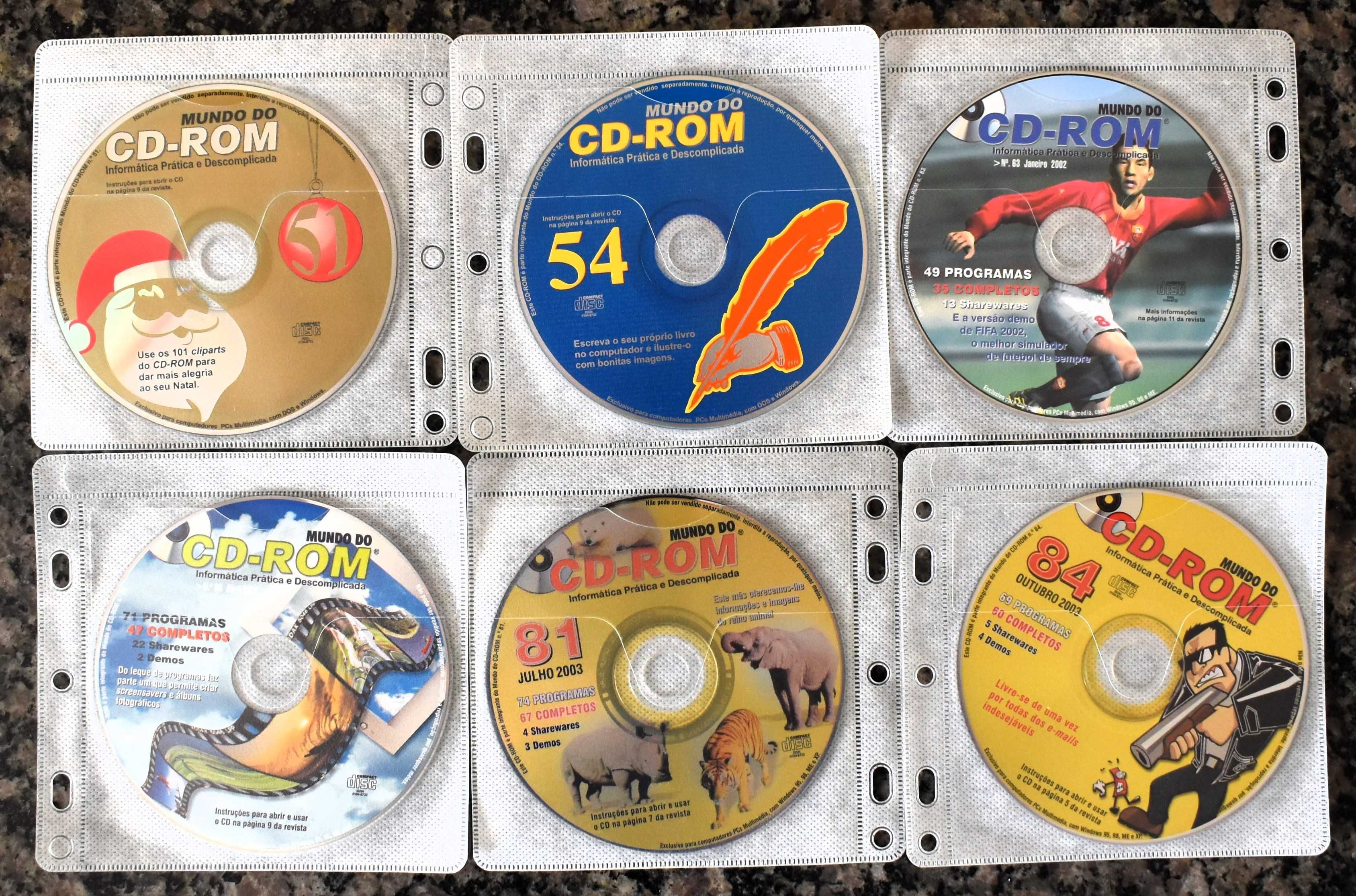 Revistas Mundo do CD-ROM e CD-ROM Fácil