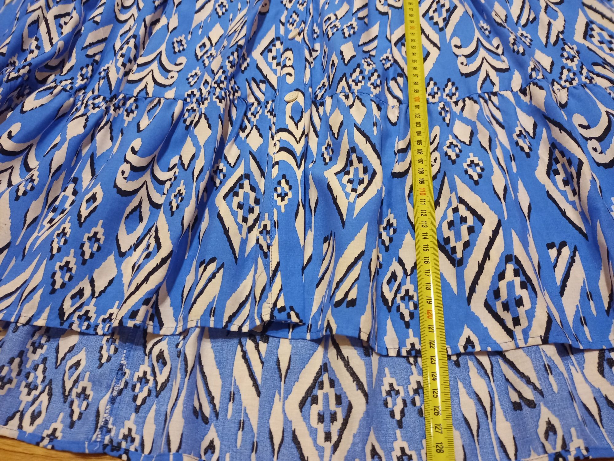 Sukienka maksi boho Zara Oversize XS/S