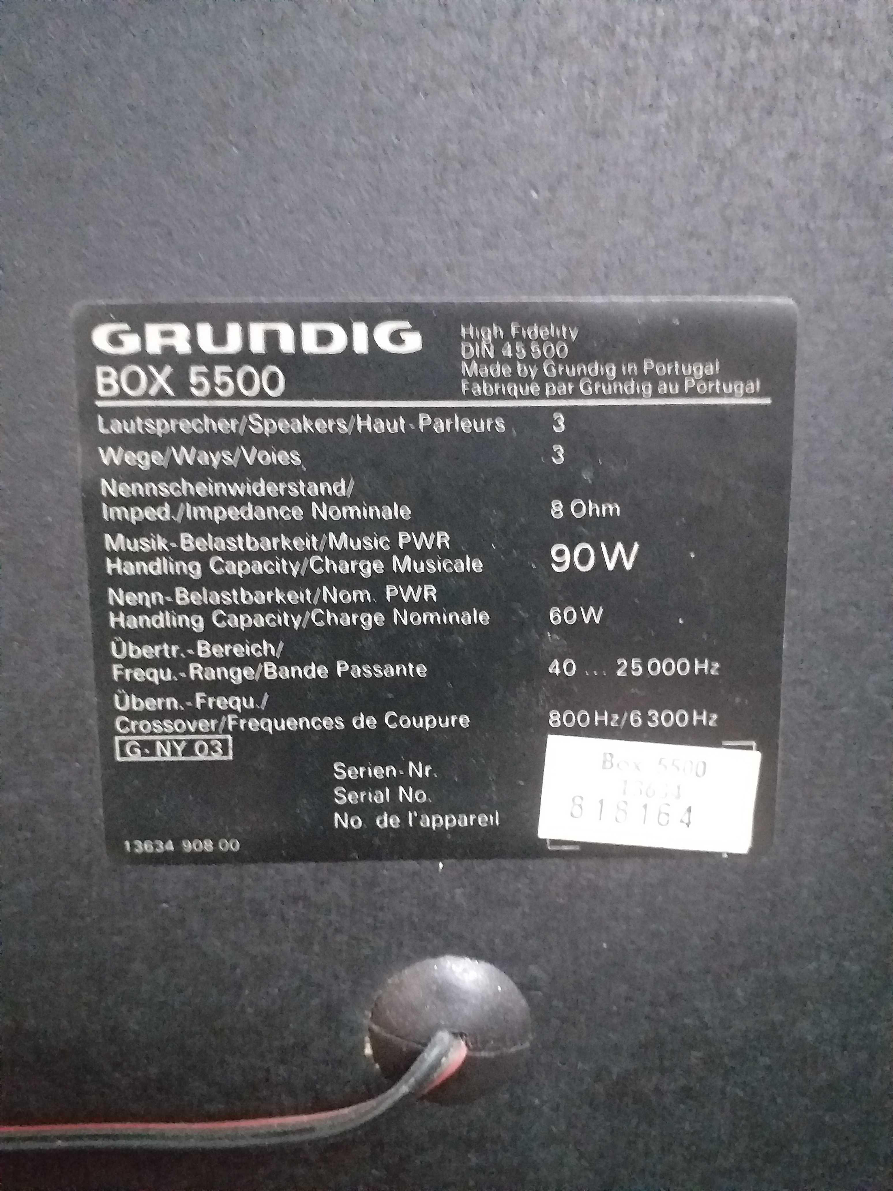 Kolumny Grundig  BOX 5500
