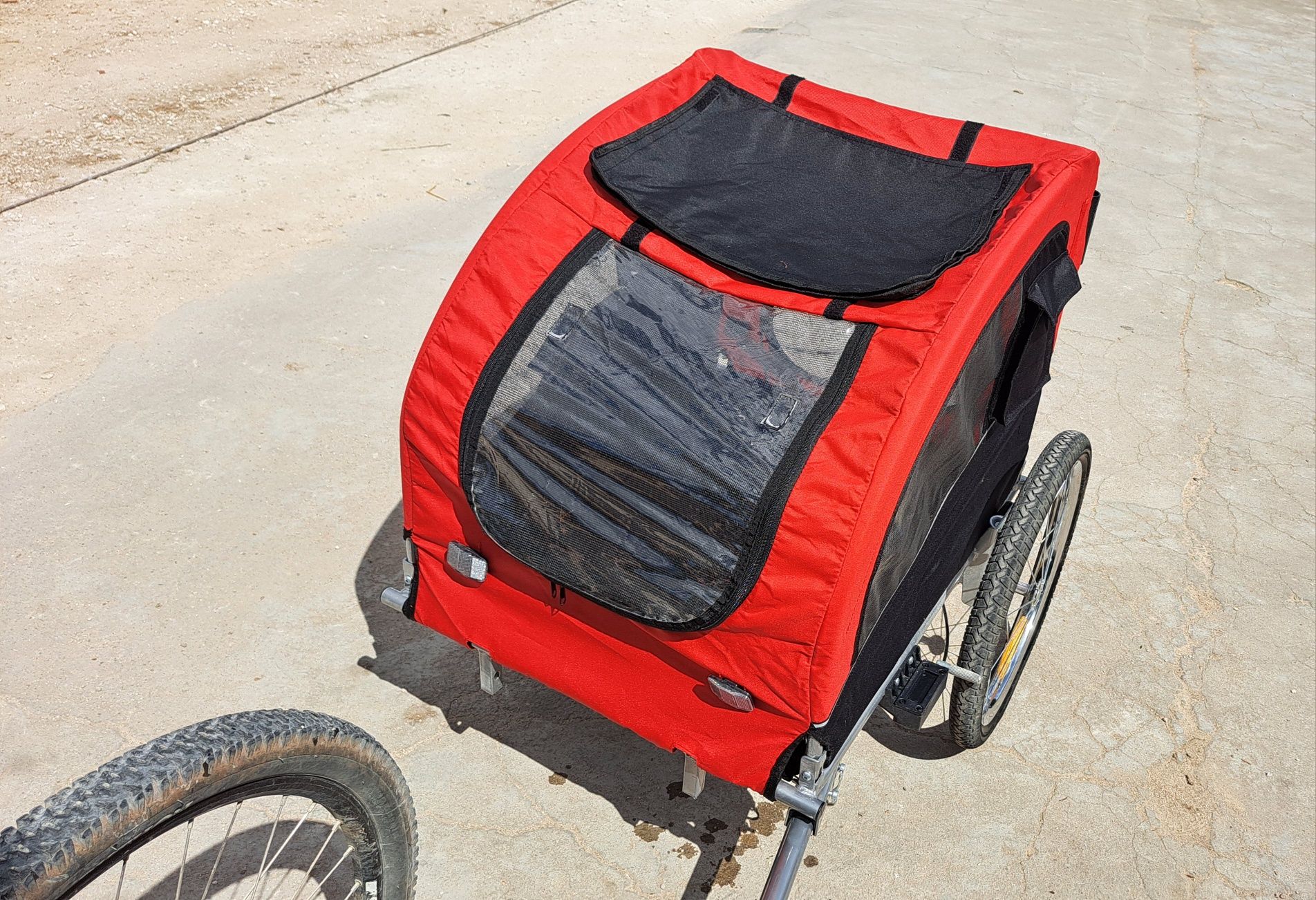 Carrinho de transporte para cães