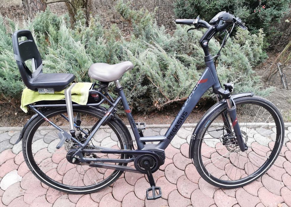 Rower elektryczny PEGASUS Opero Rama na 168-180cm Tarcze Super Stan