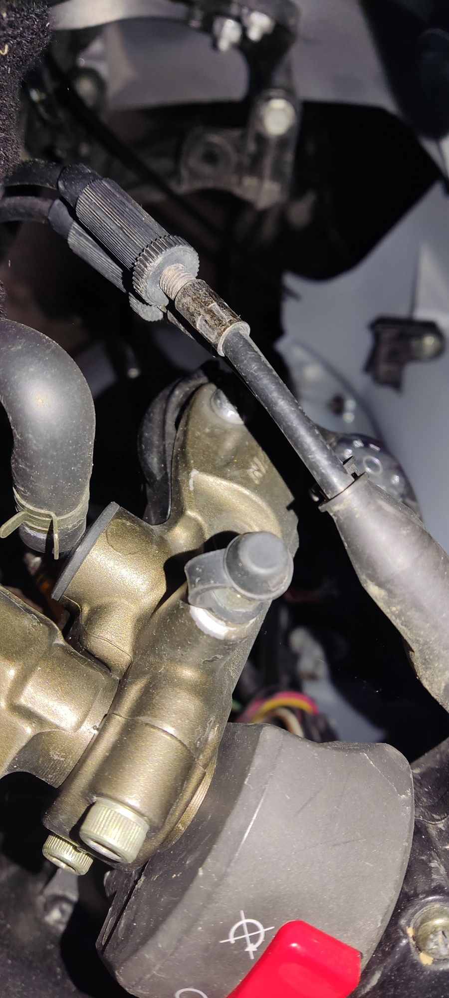 Kawasaki zx6r 2005 zaciski przewody klocki komplet