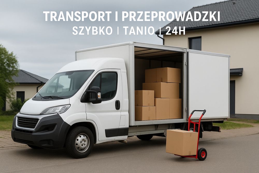 Usługi transportowe - Przeprowadzki - Tanio Solidnie