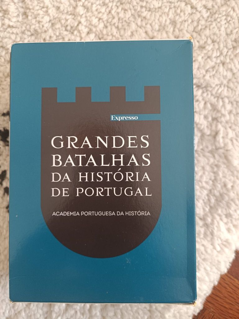 Conjunto de livros "Grandes batalhas da história de Portugal" Expresso