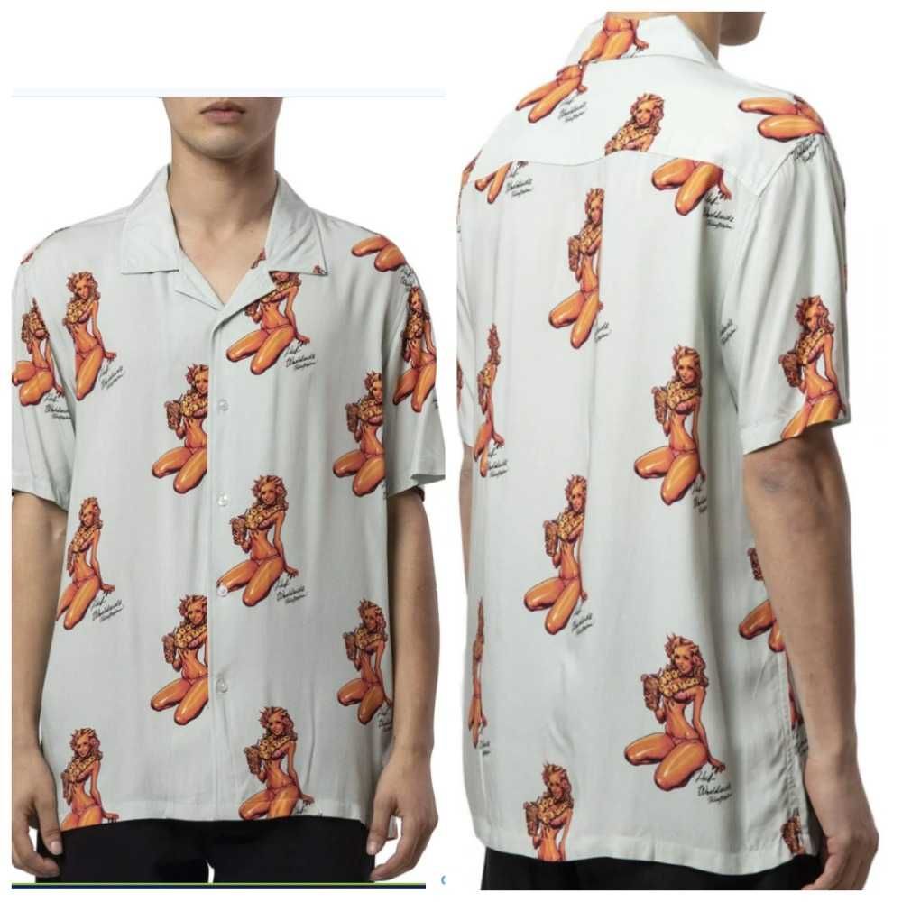 Рубашка гавайка HUF x Rockin Jelly Bean. Size M/48