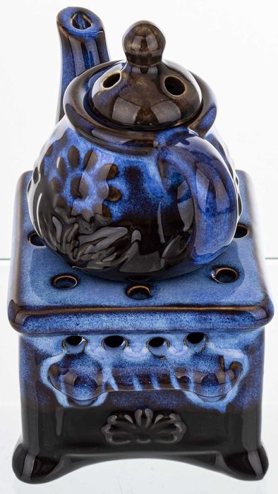 Ceramiczny kominek CZAJNIK na olejek zapachowy wosk