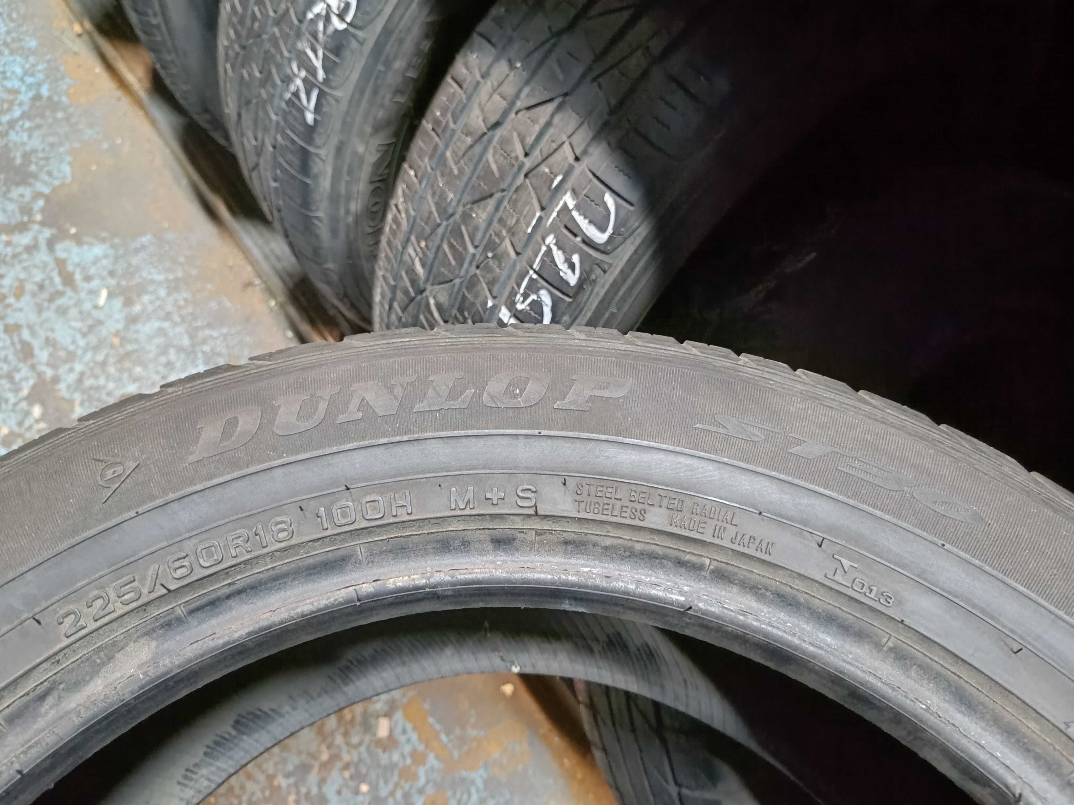 2x 225/60R18 Dunlop ST30 Grandtrek Lato Używane FV Siedlce