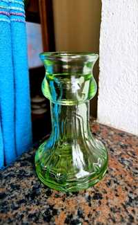 Stary wazon swiecznik szkło kolorowe prl