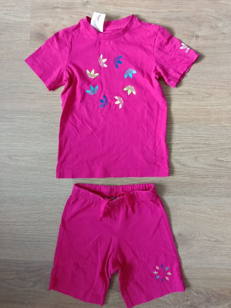 Komplet na lato Adidas oryginalny r.104