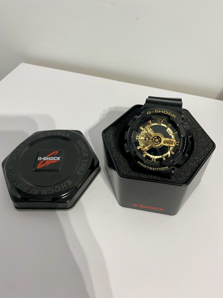 Złoty Zegarek G-Shock Marki Casio Model; GA-110GB-1AER