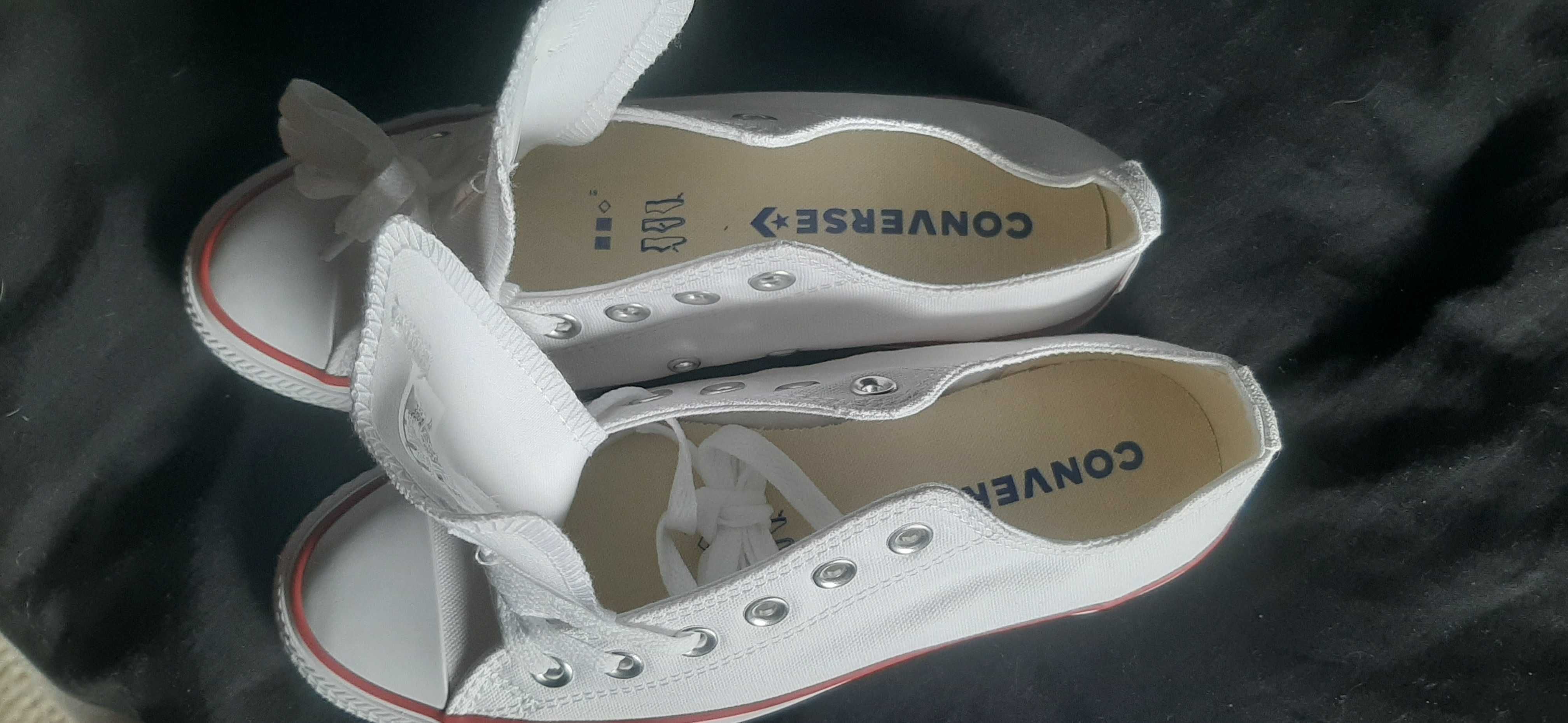 Converse białe r.38 NOWE