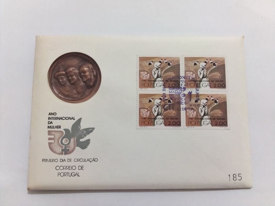 Filo-Medalhística - Ano Internacional da Mulher