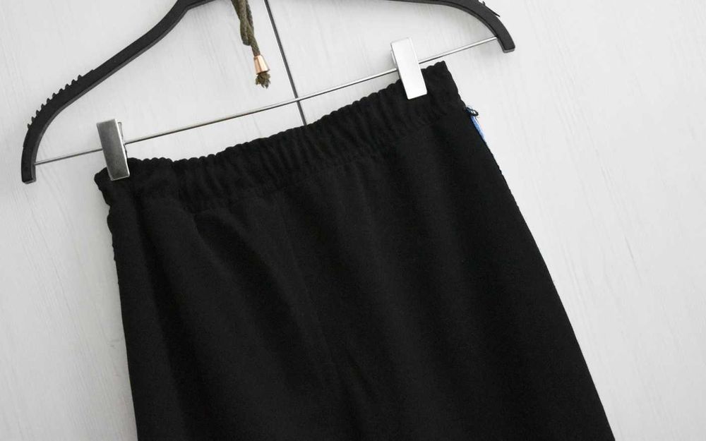 Spodnie dresowe dresy S zwężane lampasy rurki slim materiałowe sportow