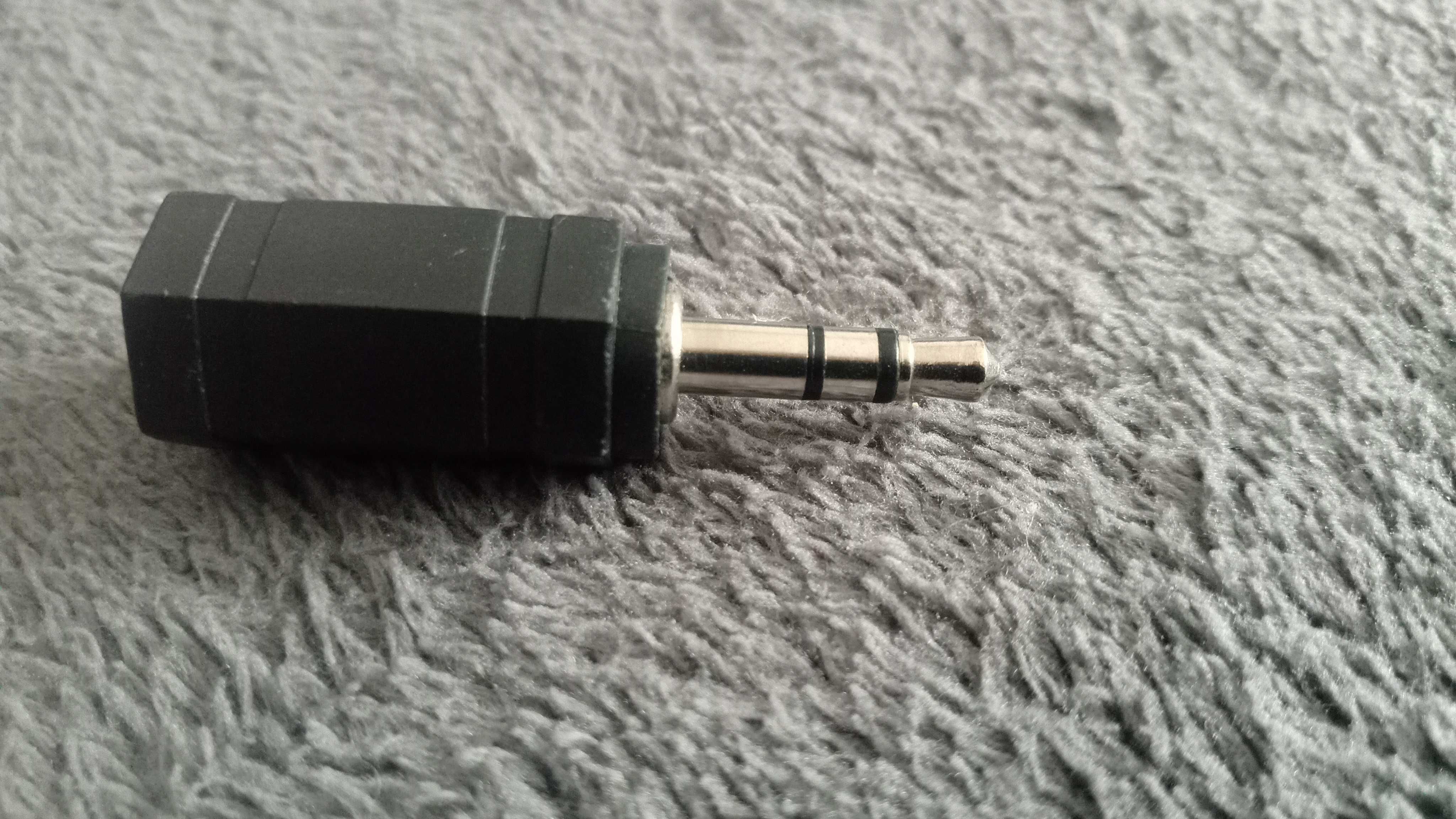 Przejściówka adapter wtyk Jack 3.5 gniazdo Jack 2.5 2 szt nowe