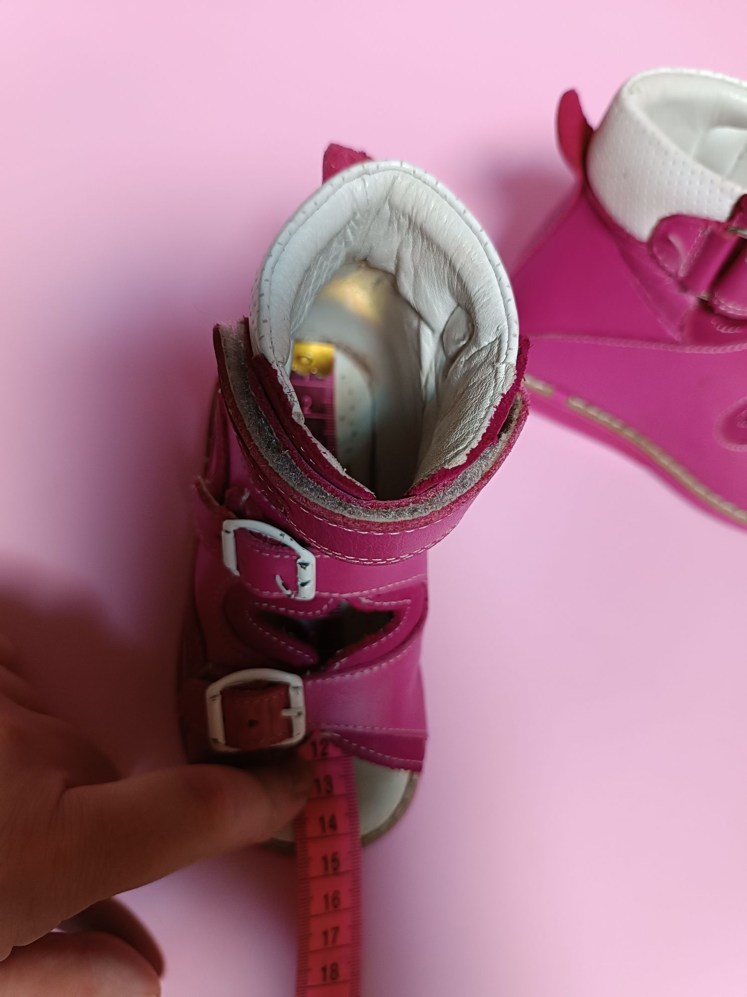 Фирменные ортопедические сандали - босоножки 22 размер