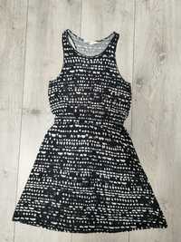 Czarno-biała sukienka dla dziewczynki