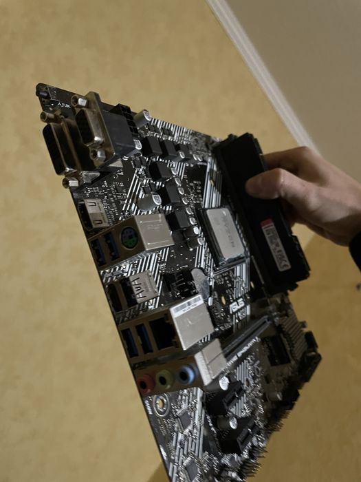 Комплект ryzen 7 5700x 16ram asus-b450m-k-II