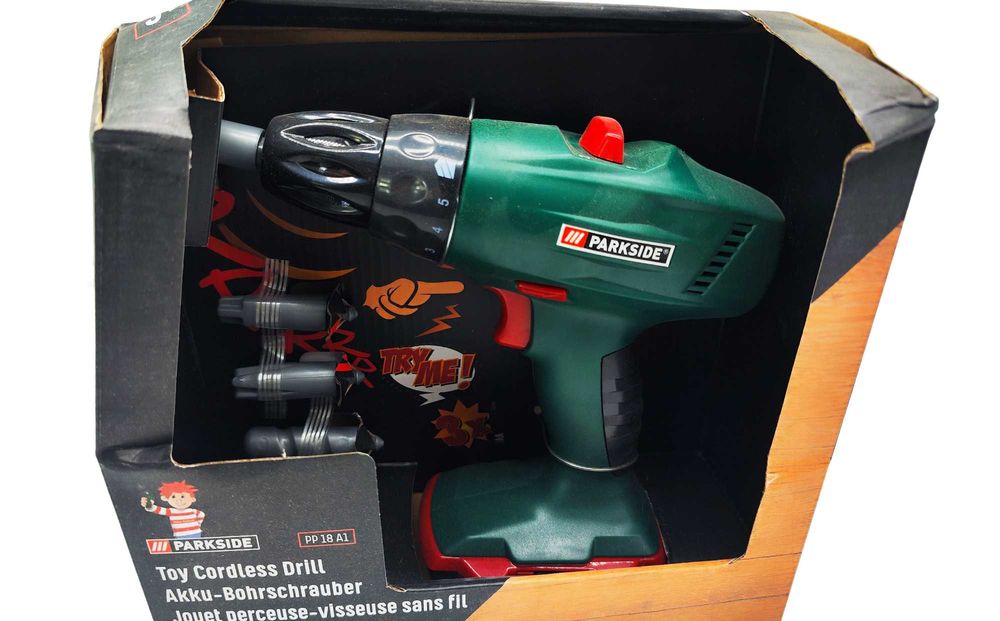 Ferramentas elétricas de brinquedo PARKSIDE, réplica detalhada