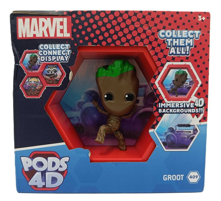 figurka kolekcjonerska Groot z serii WOW PODS 4D Marvel