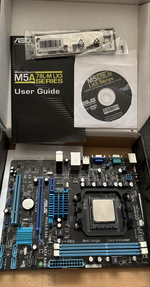 Płyta główna ASUS M5A78L-M LX AM3 Z procesorem AMD FX-6300 6 x 3,5 GHz