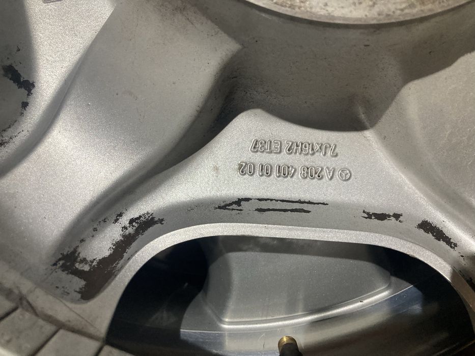 Диски литі mercedes w208 clk 2084010102 5*112 R16 ET37