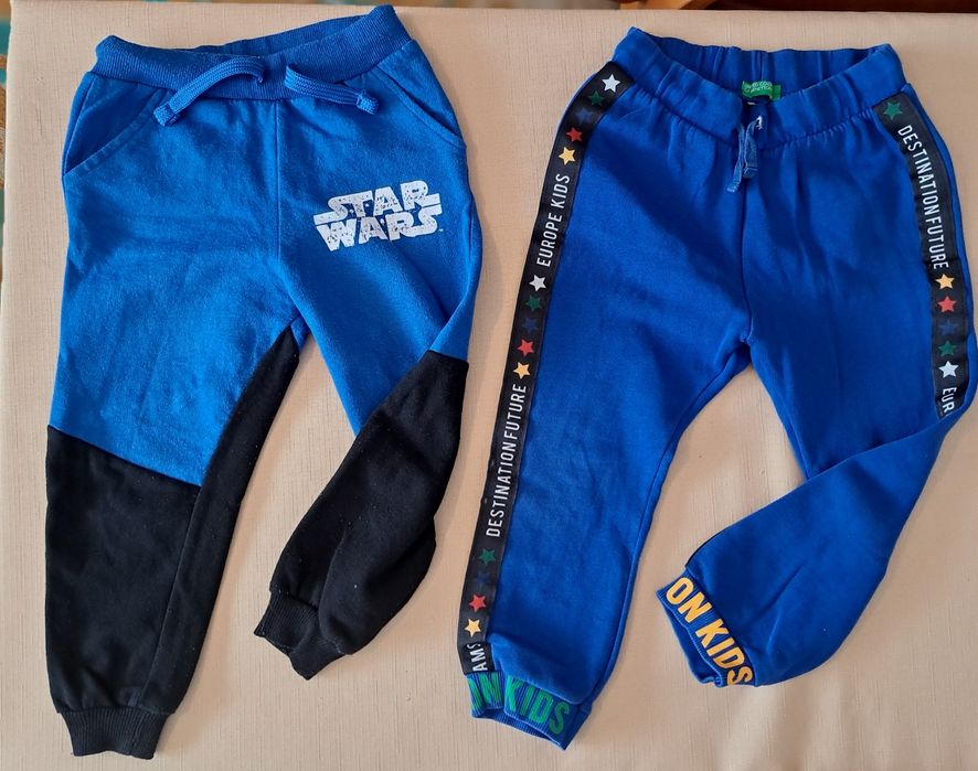 Paka ubrań dla chłopca kurtka, spodnie, piżama, bluzy 98/104