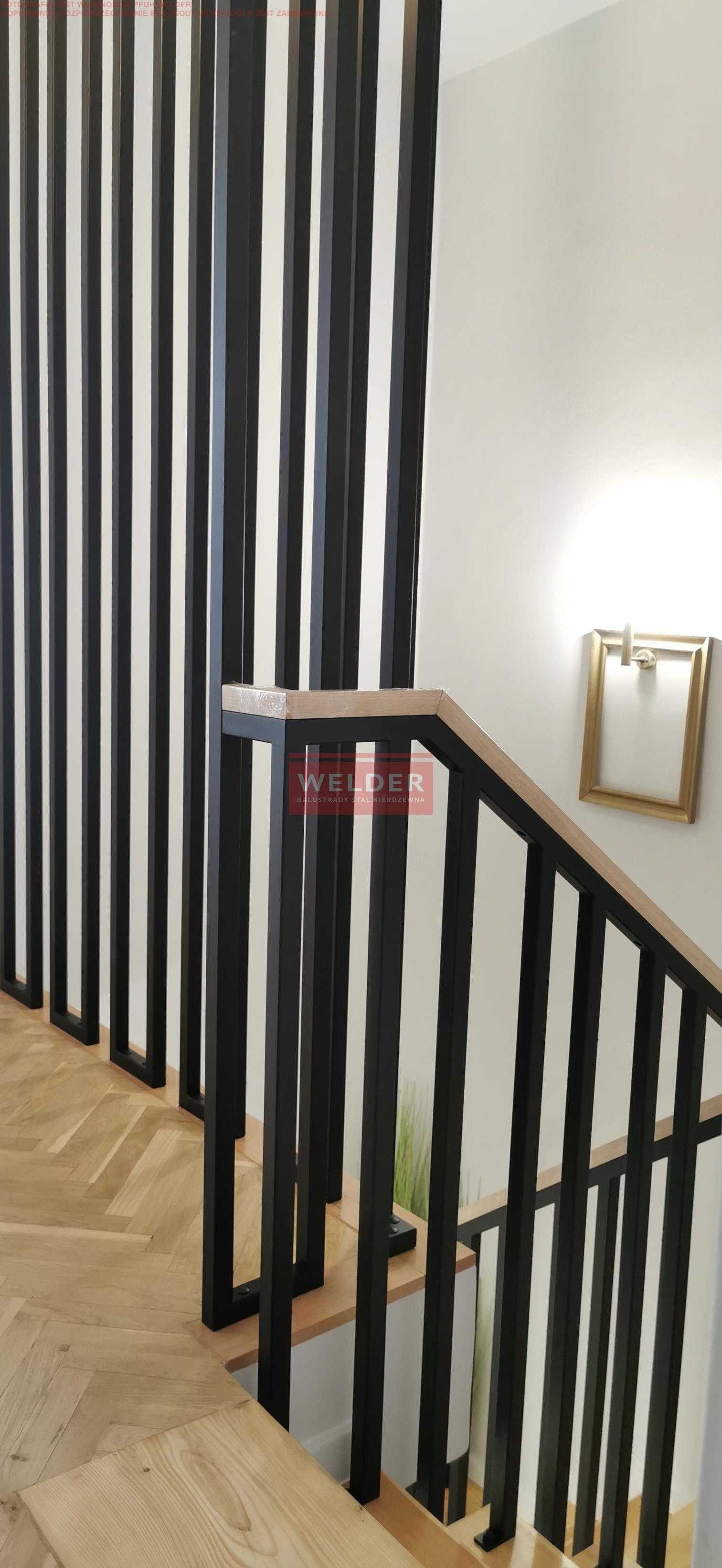 Balustrady harfa nierdzewne szklane nowoczesne loft poręcz