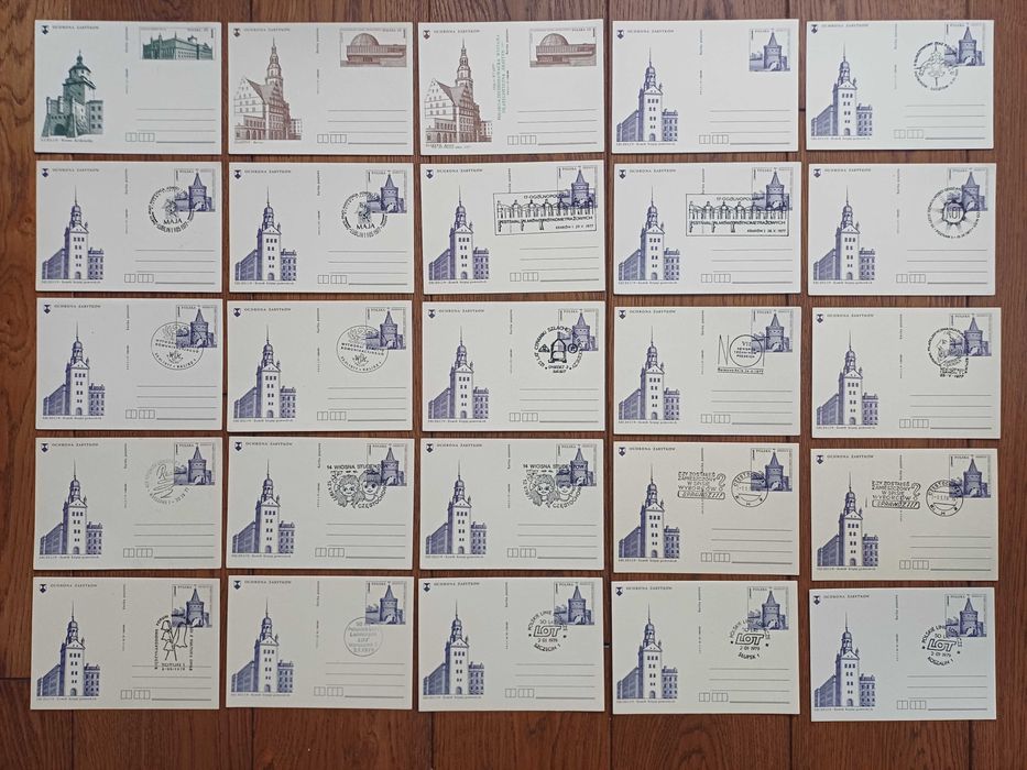 Kartki pocztowe - całostki - 1977 rok