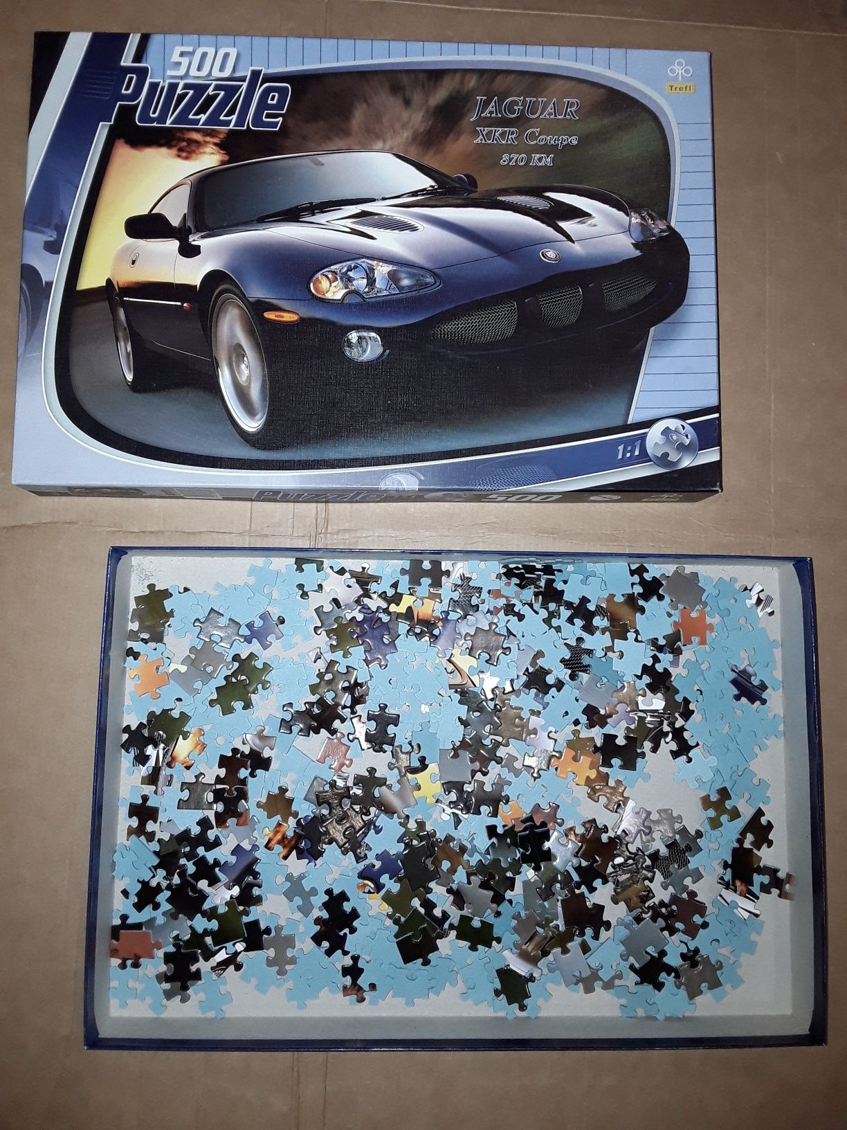 Пазл Trefl Puzzle на 500 деталей машина Jaguar XKR Coupe