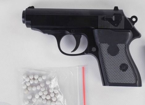 Металевий пістолет на пульках ZM 02